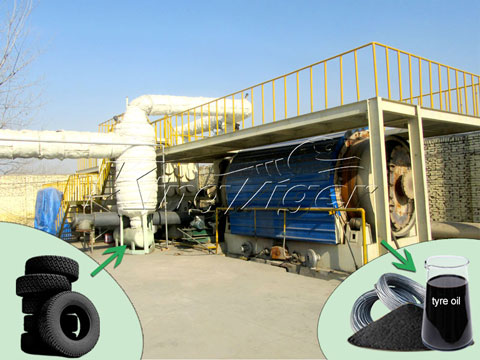 tyre to oil plant