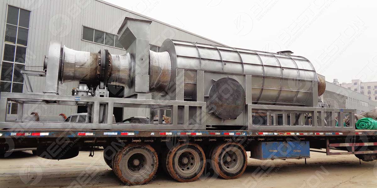 BST-10 Palm Kernel Charcoal Machine to Ghana